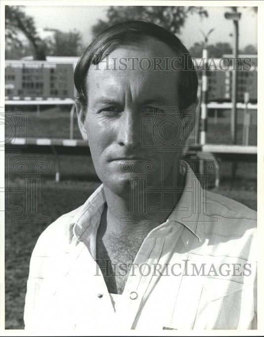  Press Photo Trainer Cecil Borel- Historic Images