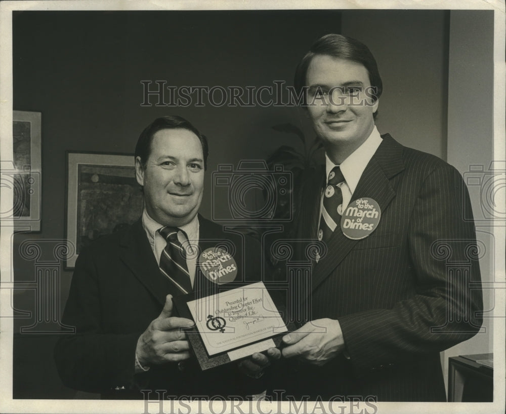  Press Photo Congressman John Breaux honored by the March of Dimes Foundation- Historic Images