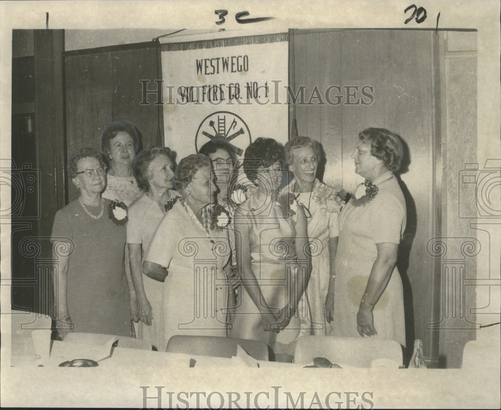 1971 Press Photo Ladies' auxiliary of Westwego Volunteer Fire Co. No.1 Officers