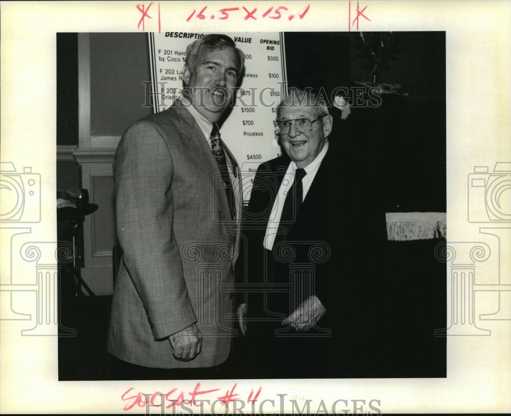 1994 Press Photo Greg O&#39;Brien and John Bricker at Event- Historic Images