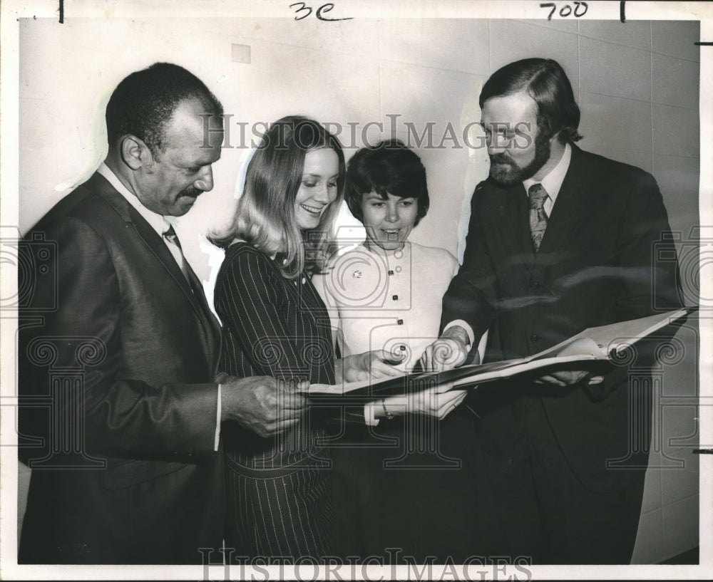 1971 Press Photo Members of Goals to Grow Task Force on Health in New Orleans- Historic Images