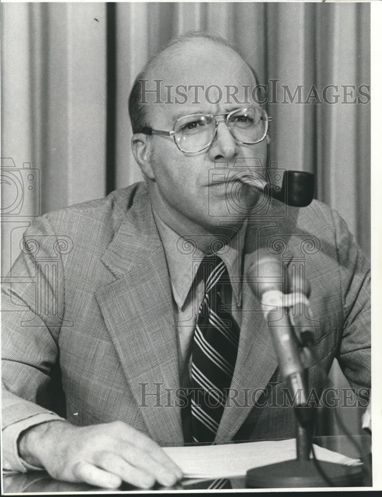 1979 Press Photo James M. Cain, President of Public Service- Historic Images