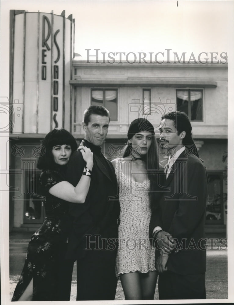  Press Photo South Beach stars Yancy Butler, Kate Patrick &amp; Patti D&#39;Arbanville- Historic Images