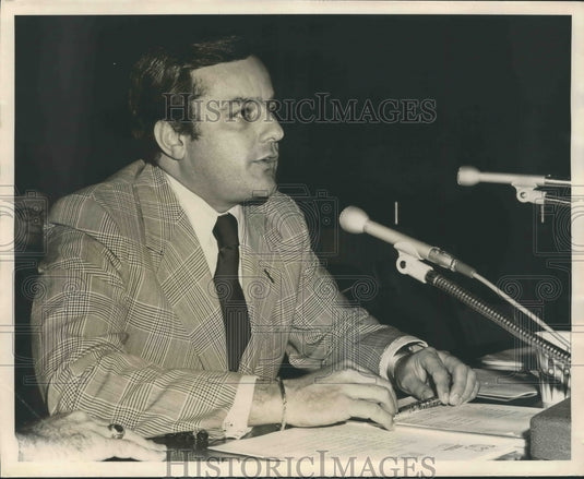 1974 Press Photo Joseph C. Conizaro, New Orleans developer and investor.- Historic Images