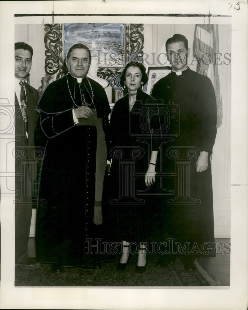 1952 Press Photo Participants of St. Louis Cathedral's public Christmas Concert