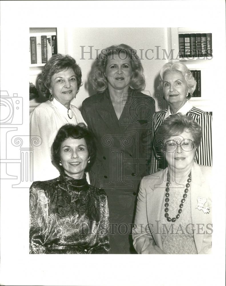 1989 Press Photo Officers of Women for a Better Louisiana pose for group picture- Historic Images