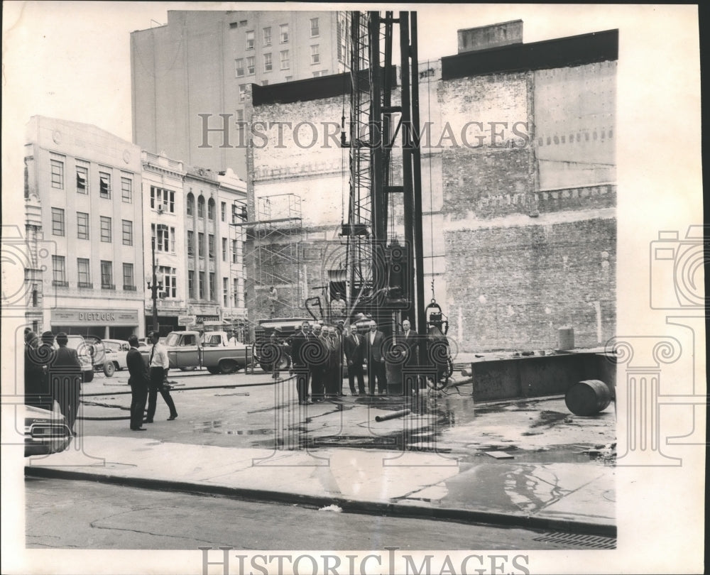 1968 Press Photo Dedication of Chamber Building Site at Camp and Gravier Streets- Historic Images