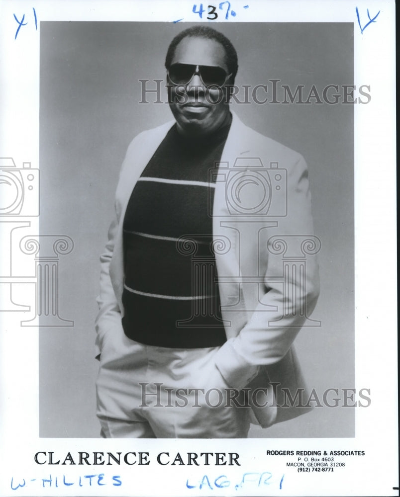 1993 Press Photo Clarence Carter, singer- Historic Images