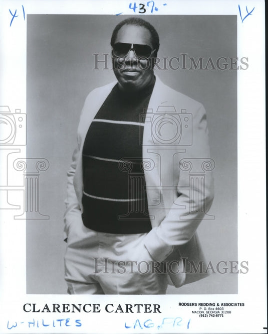 1993 Press Photo Clarence Carter, singer- Historic Images