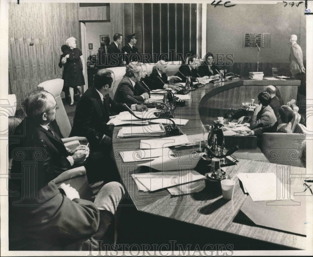 1969 Press Photo New Orleans City Council Meeting for Public Accommodations Vote- Historic Images