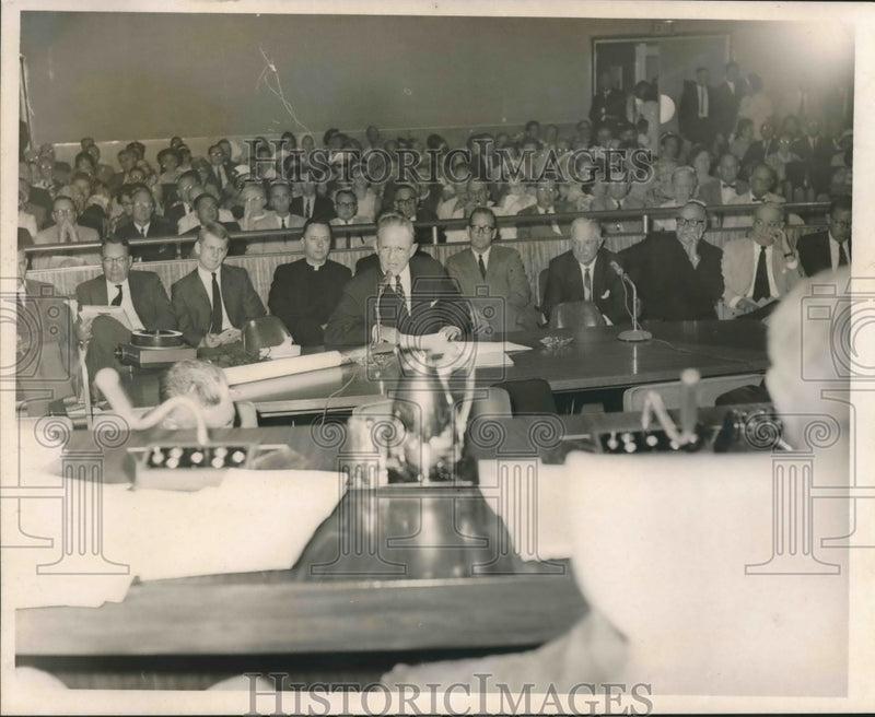 Load image into Gallery viewer, 1966 Press Photo New Orleans City Council in session - noa61941
