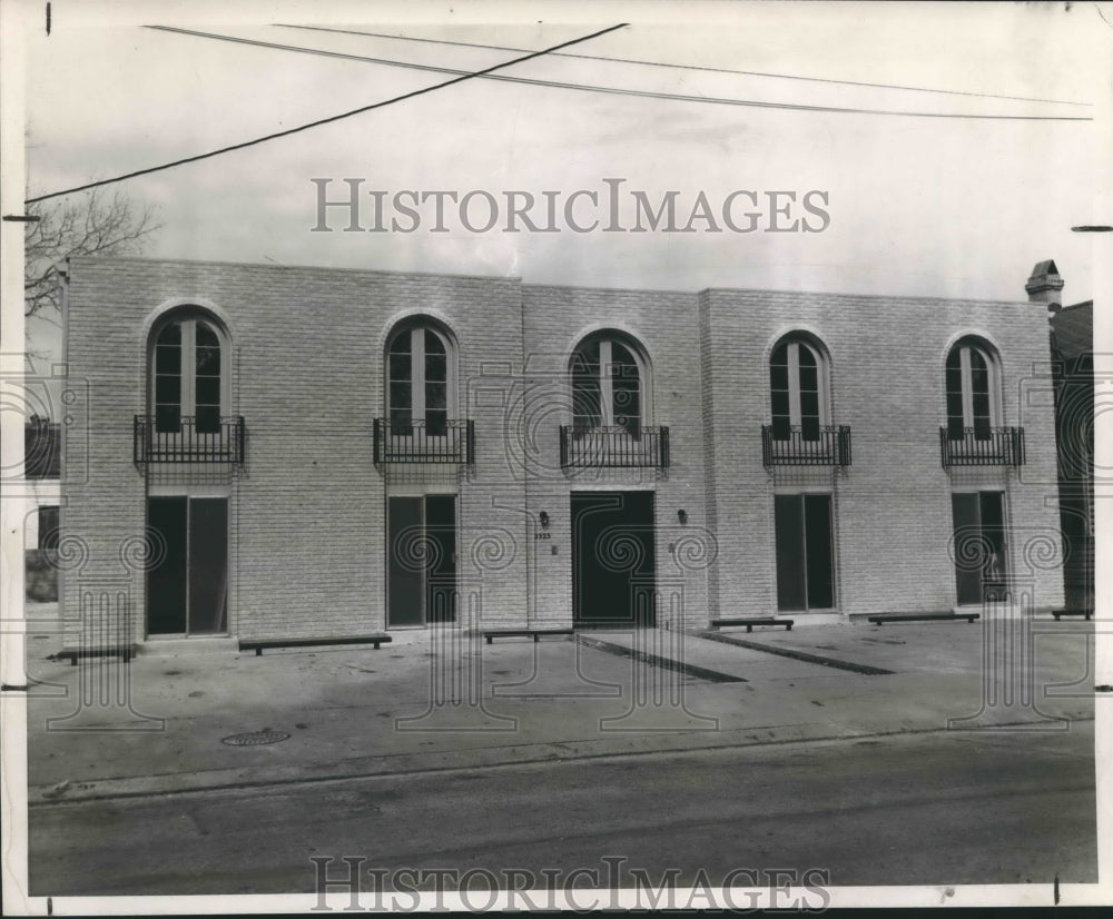 1963 Press Photo The Clay Apartments, 2525 Annunciation in New Orleans Louisiana- Historic Images