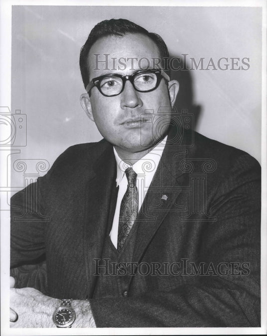 1968 Press Photo Lloyd E. Clarke, National Homebuilders President- Historic Images
