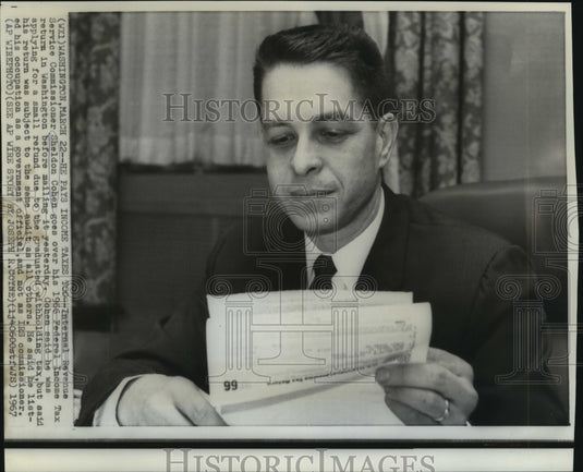 1967 Press Photo Internal Revenue Service Commissioner Sheldon Cohen - noa64015