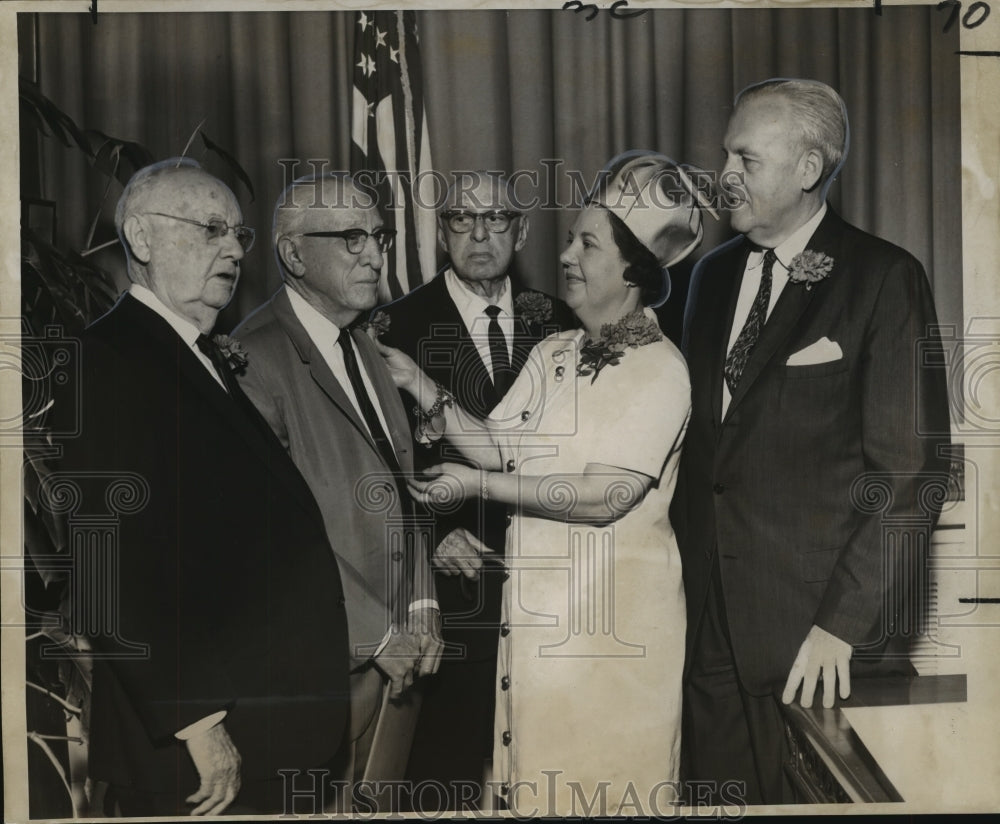 1968 Press Photo Orleans Parish Medical Society on eve of Doctor&#39;s Day Event- Historic Images