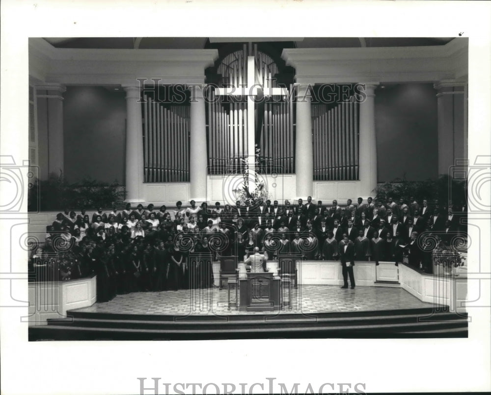 1993 Press Photo Spiritual Choral Festival in New Orleans- Historic Images