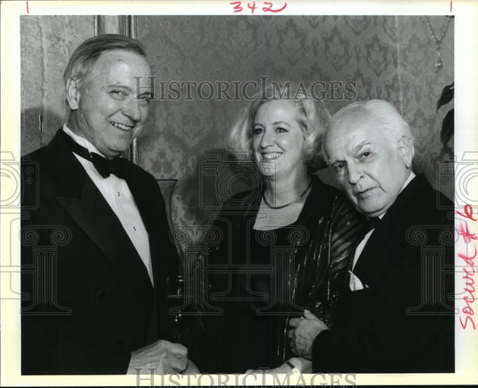 1993 Press Photo Anton Zanki, Anette Hudson, Anton Coppola at Men's Opera- Historic Images