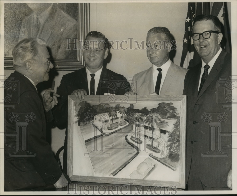 1943 Press Photo Delta Heights Industrial Development Meeting - noa67728