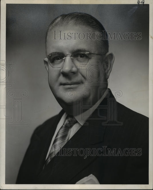1949 Press Photo Charles Collins, Louisiana State Tax Collector Deputy- Historic Images