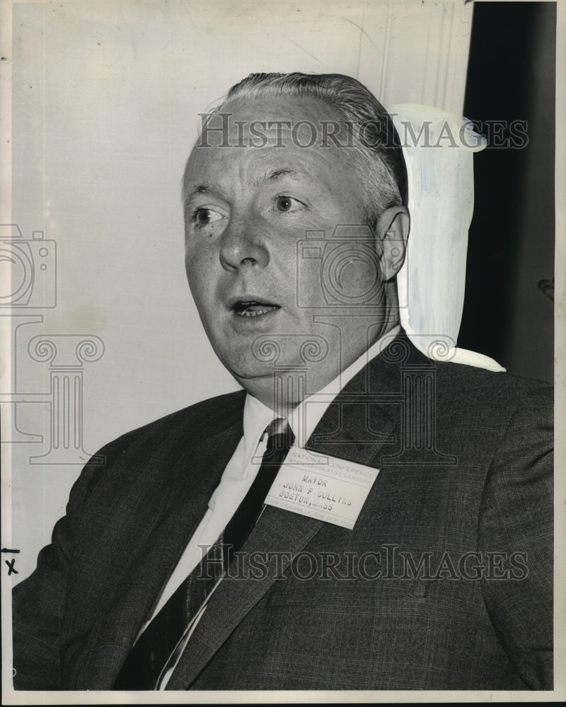 1964 Press Photo Boston Mayor John F. Collins at Legislative Conference