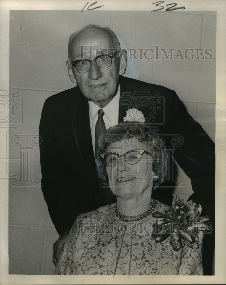 1965 Press Photo Mr. and Mrs. Thomas Cochran celebrate 50th anniversary.- Historic Images