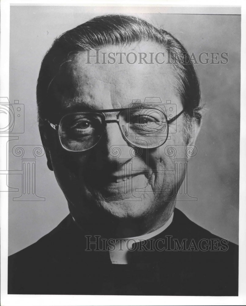  Press Photo Reverend James C. Carter, S.J., President, Loyola University- Historic Images