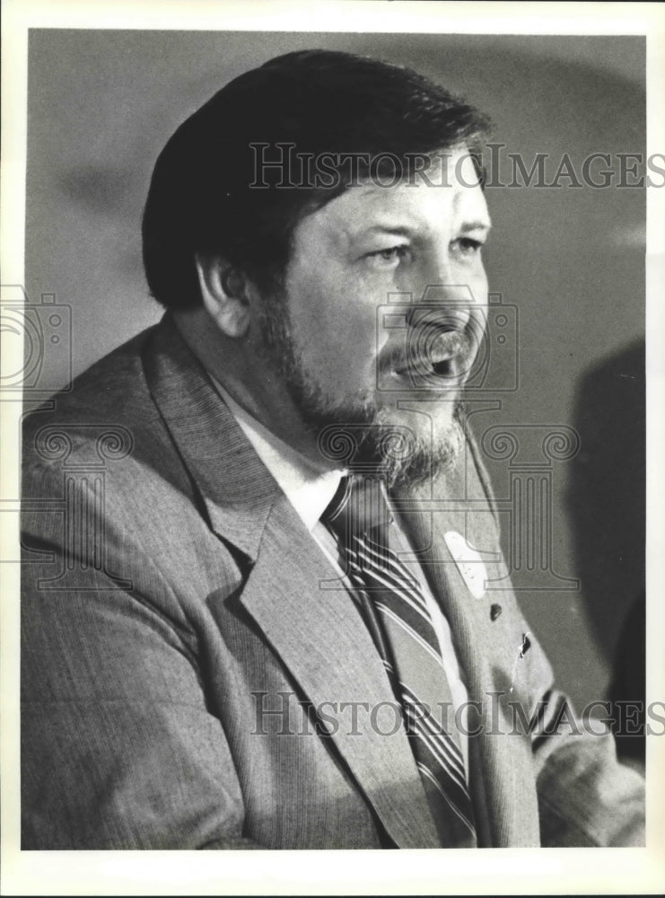 1982 Press Photo Sam Church Jr., President of the United Mine Workers of America