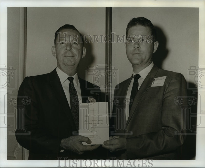 Load image into Gallery viewer, 1968 Press Photo American Cancer Society, Louisiana Division re-elected officers

