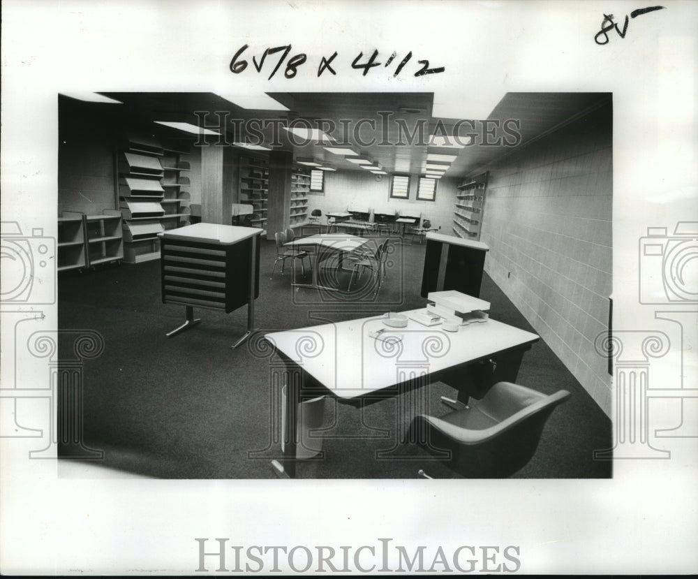  Press Photo Room Will House Library in New Jail, New Orleans- Historic Images