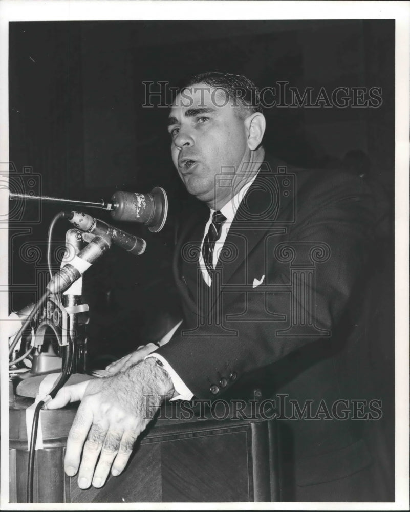 1960 Press Photo Representative Henry Cooper at De Soto parish - noa72741- Historic Images