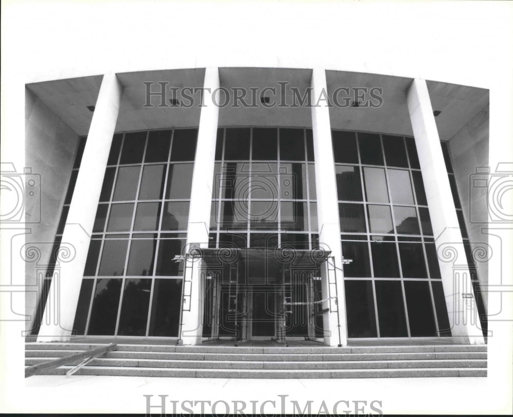 1991 Press Photo State Supreme Court Building&#39;s columned entrance- Historic Images