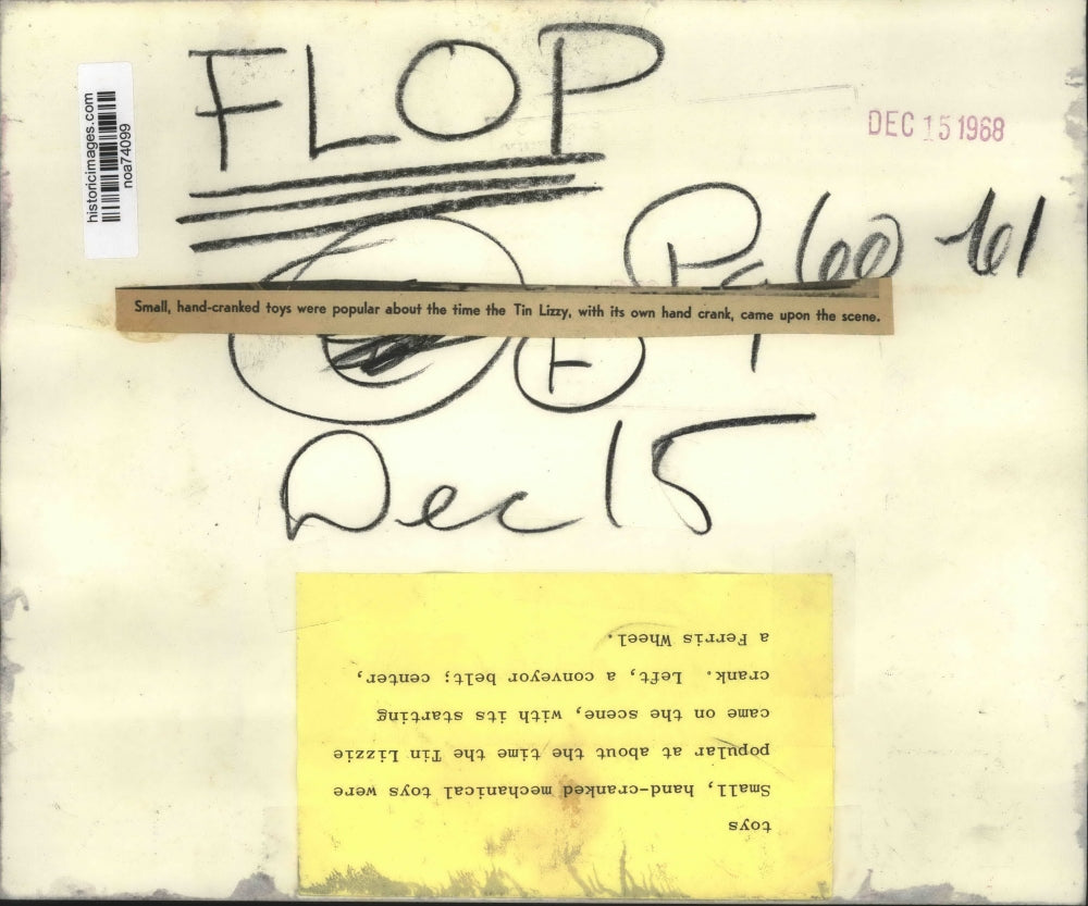 1968 Press Photo Small hand-cranked mechanical toys - noa74099