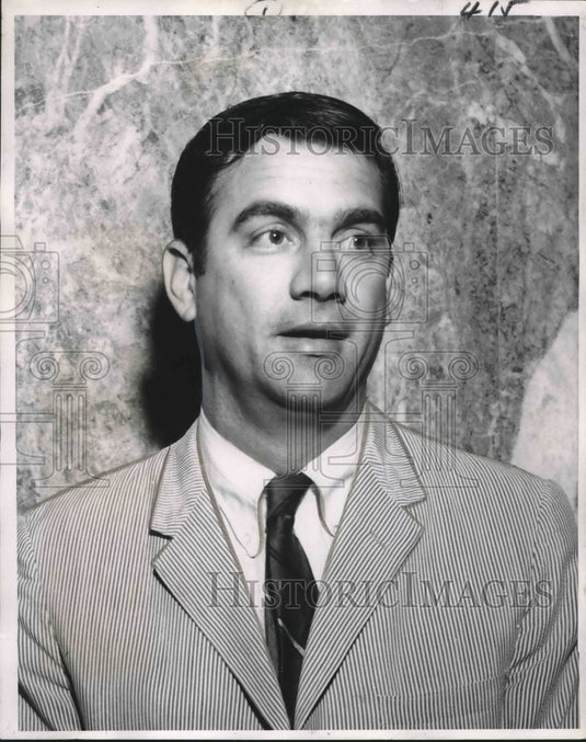 1968 Press Photo Bill Connick, administrative assistant with the Louisiana Expo.