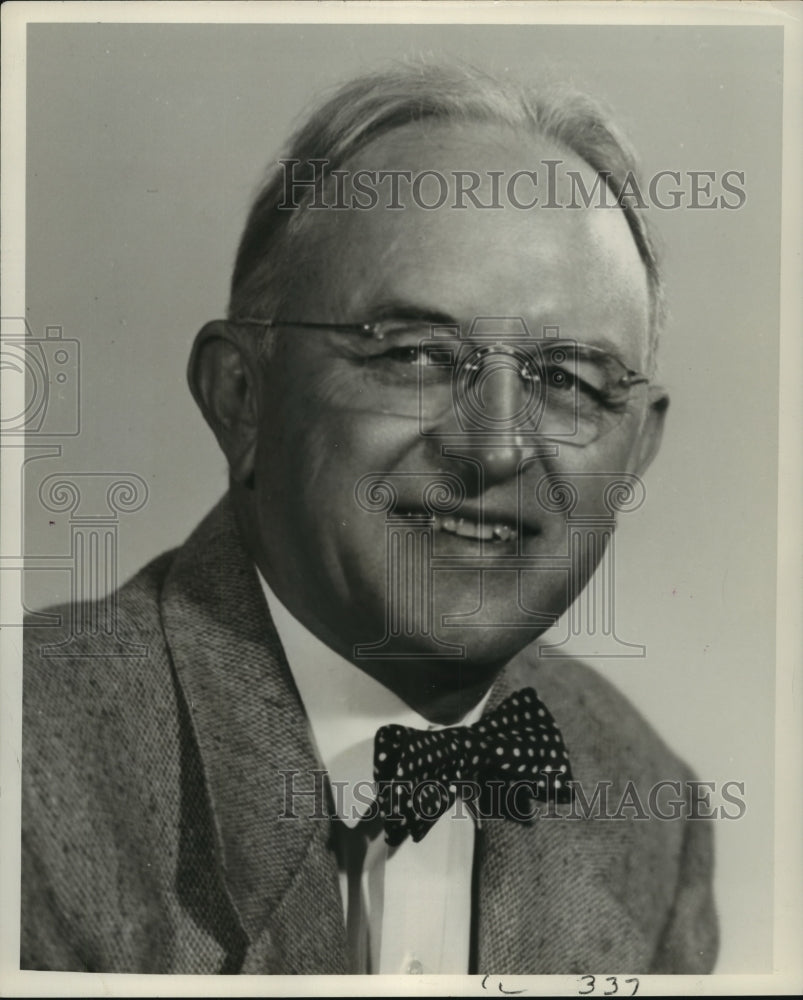 1953 Press Photo George S. Covert, director of the State Department of Highways- Historic Images