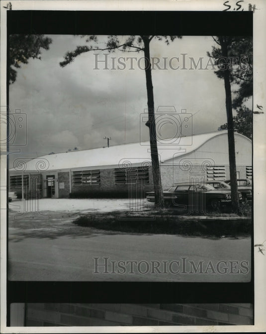1961 Press Photo Exterior of the Community Center in Covington Louisiana- Historic Images