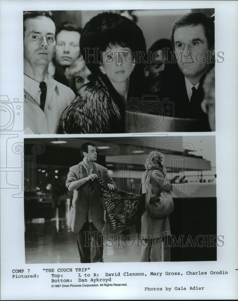 1987 Press Photo Actors in &quot;The Couch Trip&quot;- Historic Images