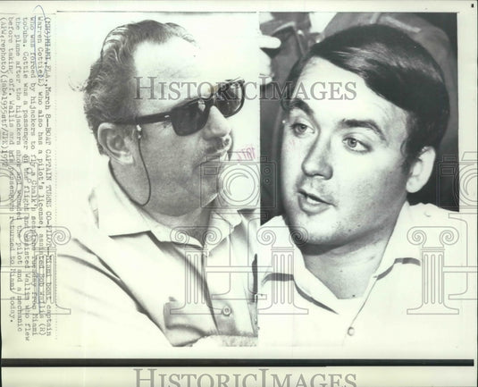 1972 Press Photo Miami boat captain Warren Cottie & pilot Bob Wallis- Historic Images