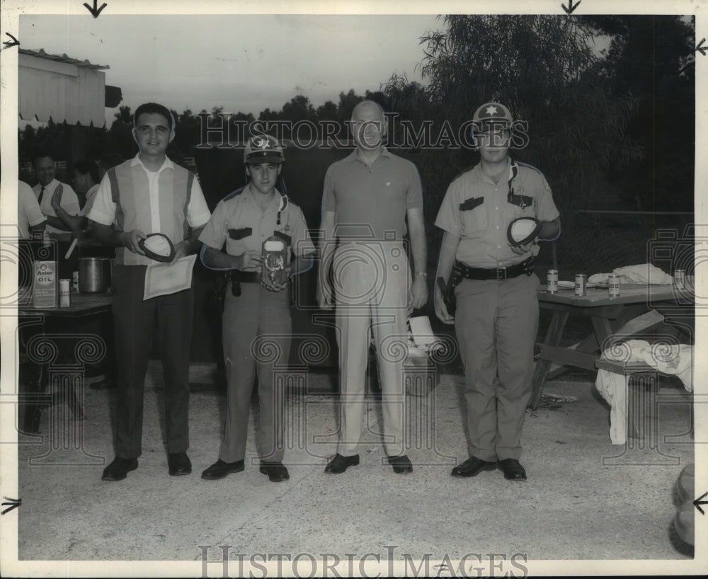  Press Photo Top graduates of the Jefferson Parish Police Academy - Historic Images