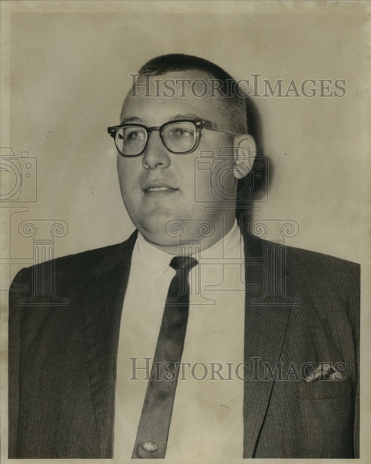 1967 Press Photo Bill Curl, New Orleans' Director of Public Relations- Historic Images