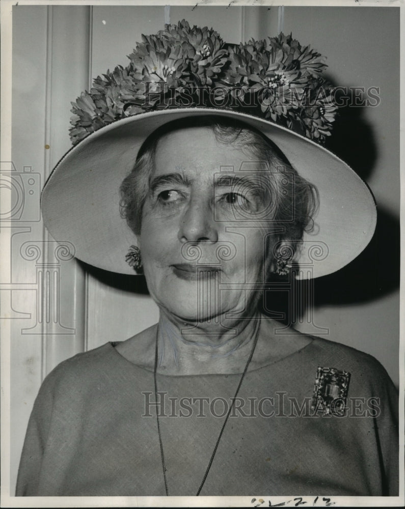 1967 Press Photo Mrs. Clinton J. Cucullu Sr. of New Orleans Woman&#39;s Club- Historic Images