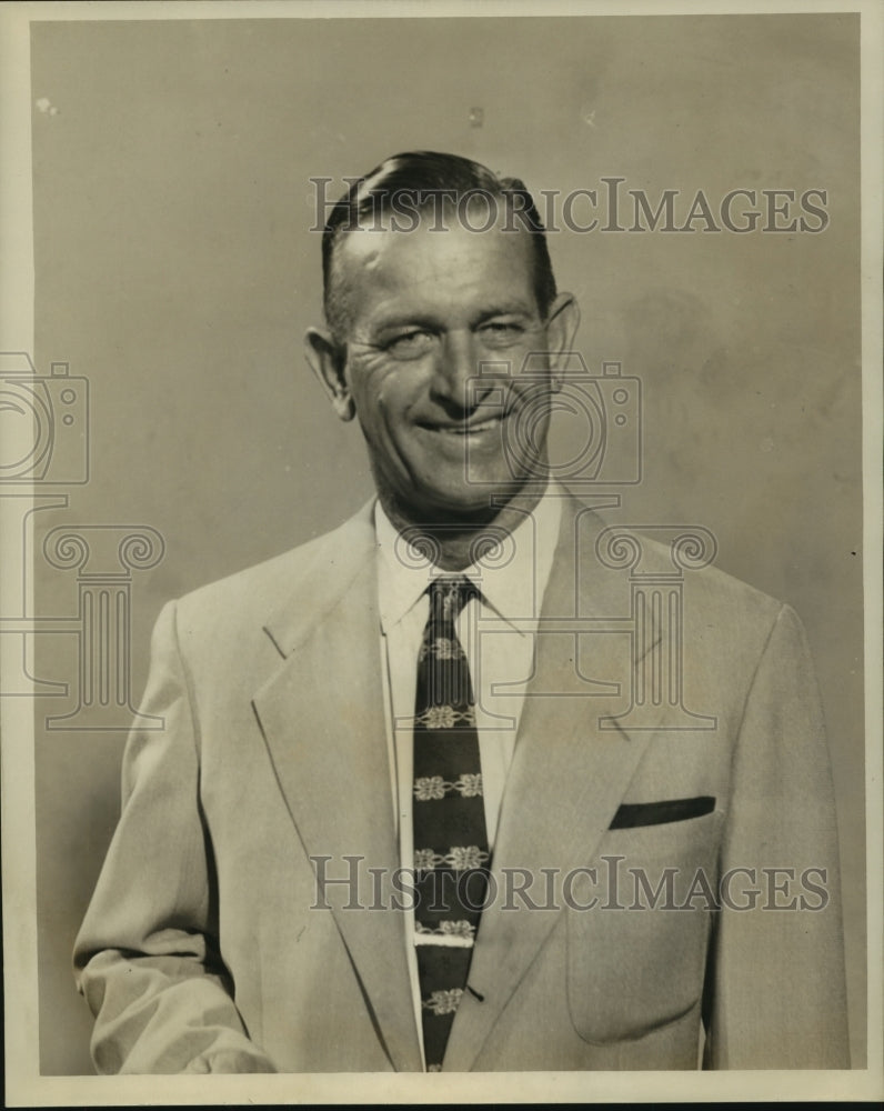  Press Photo President of the Carrollton Businessman&#39;s Ass., William J. Counce- Historic Images