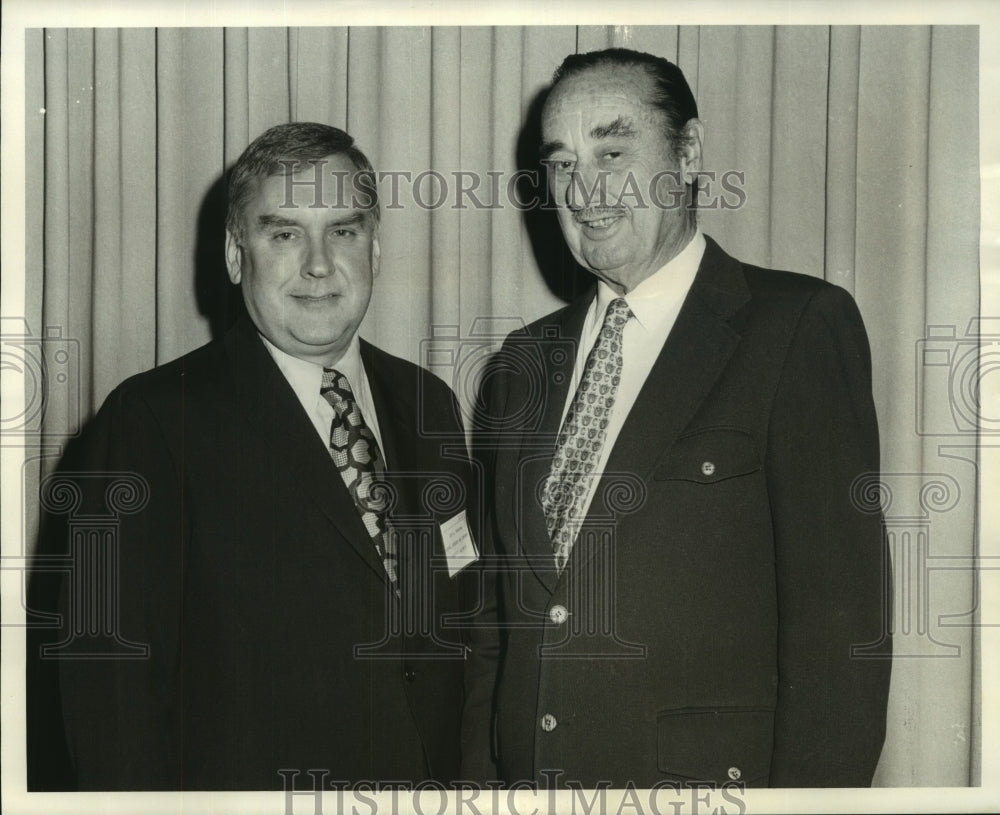 1973 Press Photo Advertising Meet executives at Roosevelt Hotel- Historic Images