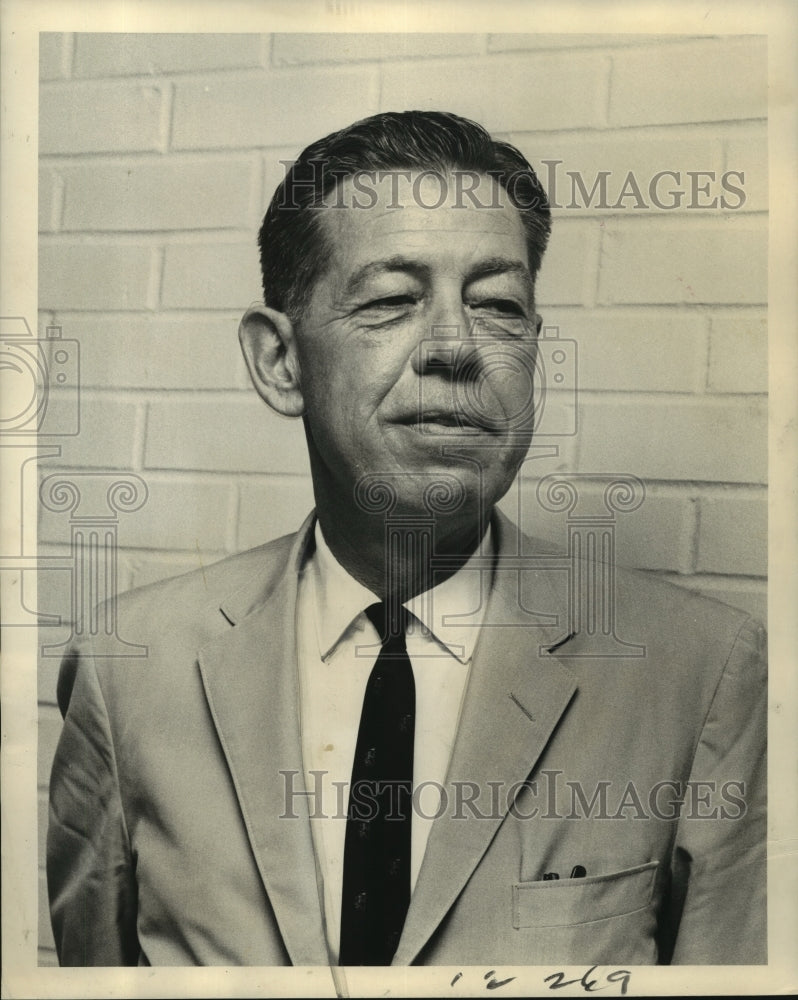 1965 Press Photo William A. Cunningham, president of New Orleans civil engineers- Historic Images