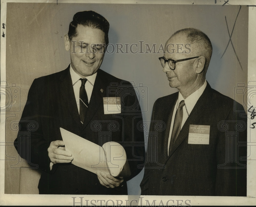 1967 Press Photo Speakers at the Southern Weed Conference- Historic Images