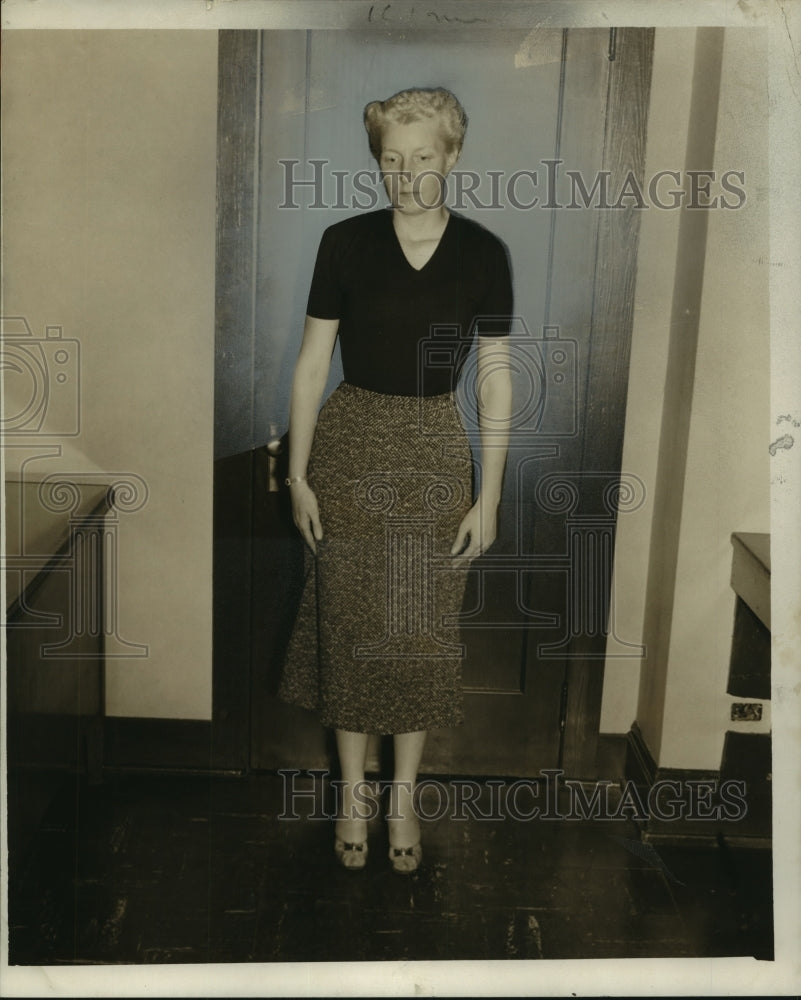 1956 Press Photo Mrs. Josephine Deal- Historic Images