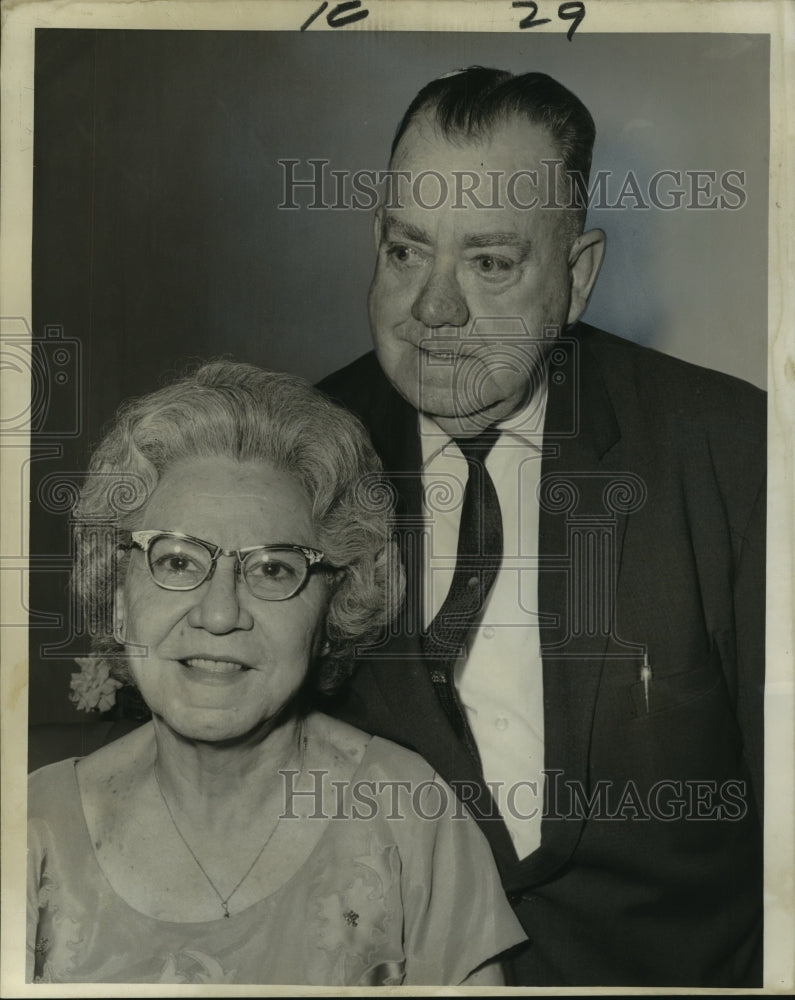 1966 Press Photo Mr. &amp; Mrs. Charles A. Cyrus celebrates 50th wedding anniversary- Historic Images