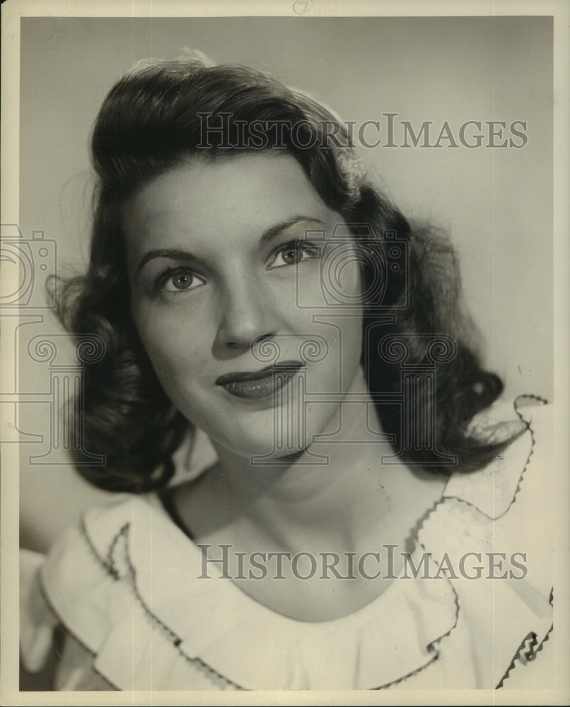 1949 Press Photo Miss Tulane Virginia Day of Shreveport, Louisiana- Historic Images