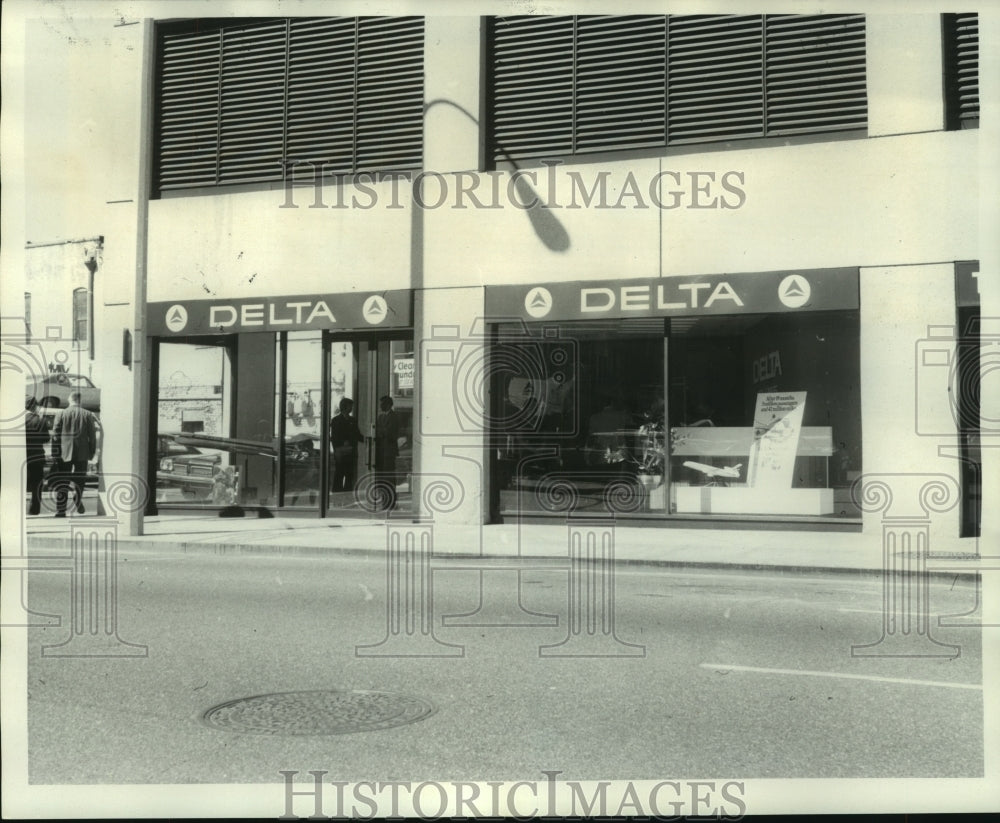 1974 Press Photo Delta Airlines' new office at 237 O'Keefe Avenue - noa86728
