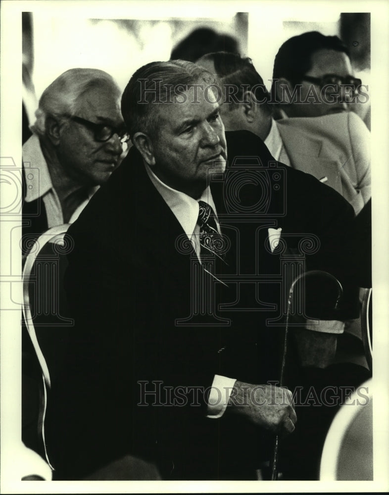 1980 Press Photo Jack Defee, President, Horsemen's Benevolent & Protection Assoc- Historic Images