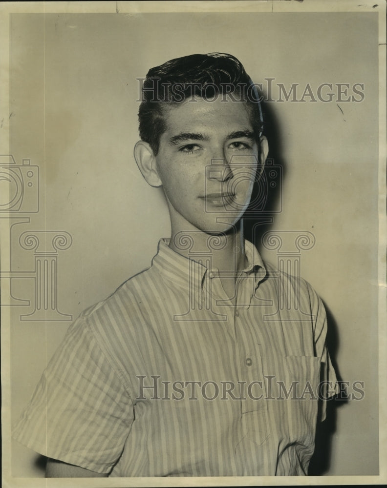 1963 Press Photo Jack Denstedt, Teen savant piano player - noa87621